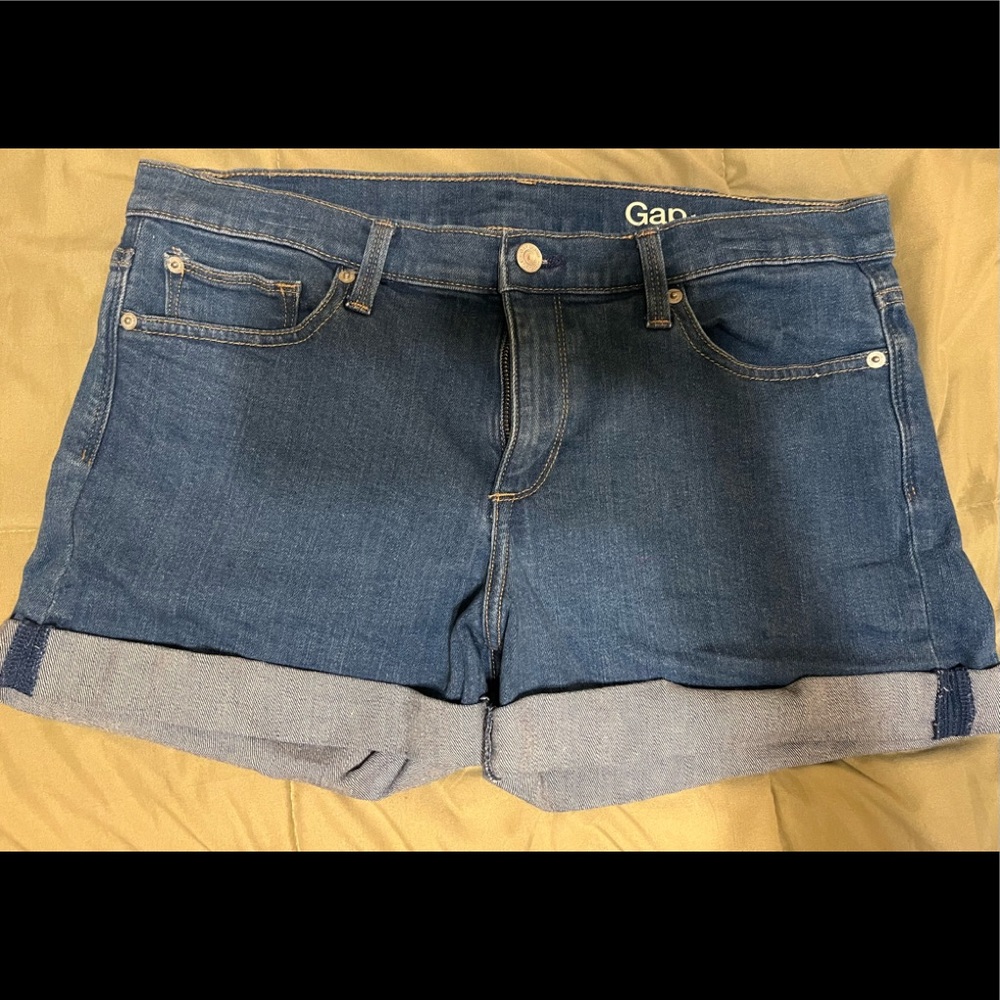 Gap high waisted denim shorts